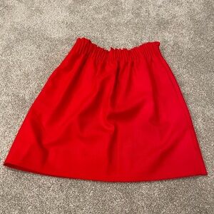 Elegant Red Women's Skirt